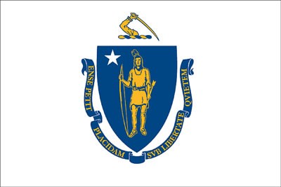 Massachusetts 10'x15' Nylon Flag