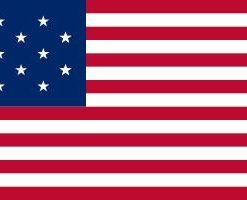2'x3' Printed Nyl. Star Spangled Banner Flag