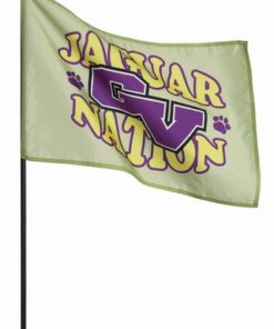 Custom Nylon Stick Flag 16"x24"