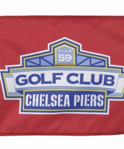 Printed Nylon Custom Golf Flag with Rotating Tube 14"x20"