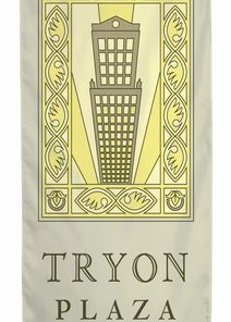 Printed Nylon Double Sided Custom Street Banner 23"x60"