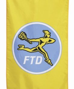 Printed Knit Polyester Custom House Banner 2 1/2'x4'
