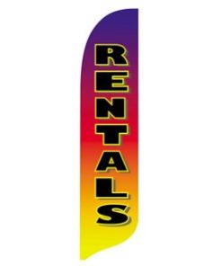 2'x12' Outdoor Advertising Blade Flags