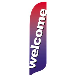 2'x12' Outdoor Advertising Blade Flags