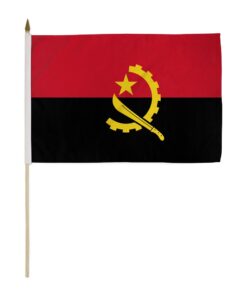 Angola Miniature Economy Polyester Flag12 in. x 18 in.