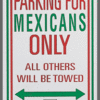 Mexican Parking Sign