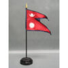 4" x 6" polyester Nepal stick flag comes with a 3/16"x10" standard mount.
