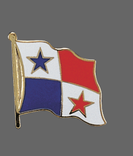 Panama Lapel Pin