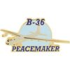 B 36 Peacemaker Military Pin