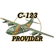 C 123 Provider Airplane Pin