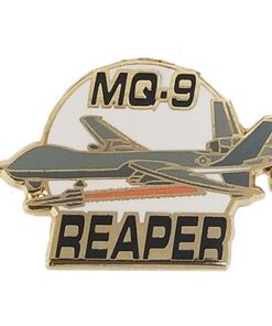 REAPER MQ-9 AIR FORCE DRONE UAV AIRCRAFT LAPEL PIN