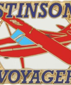 Stinson Voyager Civilian Aircraft Hat or Shirt Pin
