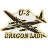 DRAGON LADY Pin, Lockheed U2 Dragon Lady Pin