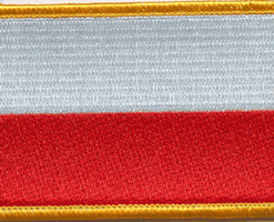 2"x3.5" Poland Rectangle Patch