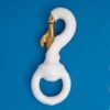 rubber-coated-brass-swivel-snap-brown