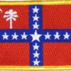 2"x3.5" SC Sovereignty Flag Rectangle Patch, SC Sovereignty Flag Rectangle Patch, SC Sovereignty Patch