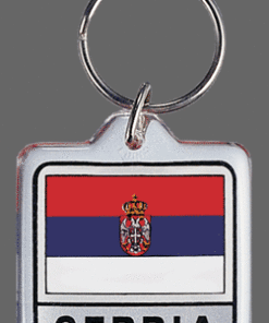 Serbia Key Chain