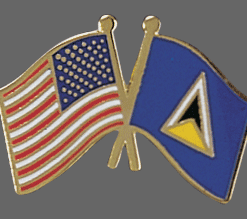 St. Lucia Friendship Pins