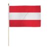 Austria 12X18 Handheld Stick Flags