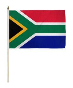 South Africa 12X18 inch Handheld Stick Flag