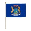 12x18in State Of Michigan Stick Flag