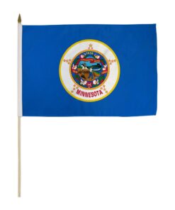 12x18in State Of Minnesota Stick Flag