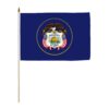 12x18in State Of Utah Stick Flag