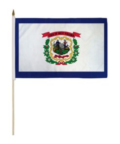 12x18in State Of West Virginia Stick Flag