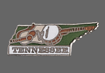 Tennessee Shape Lapel Pin