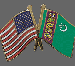 Turkmenistan Friendship Pins