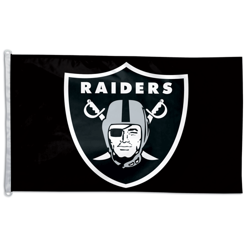 Las Vegas Raiders Logo Flag