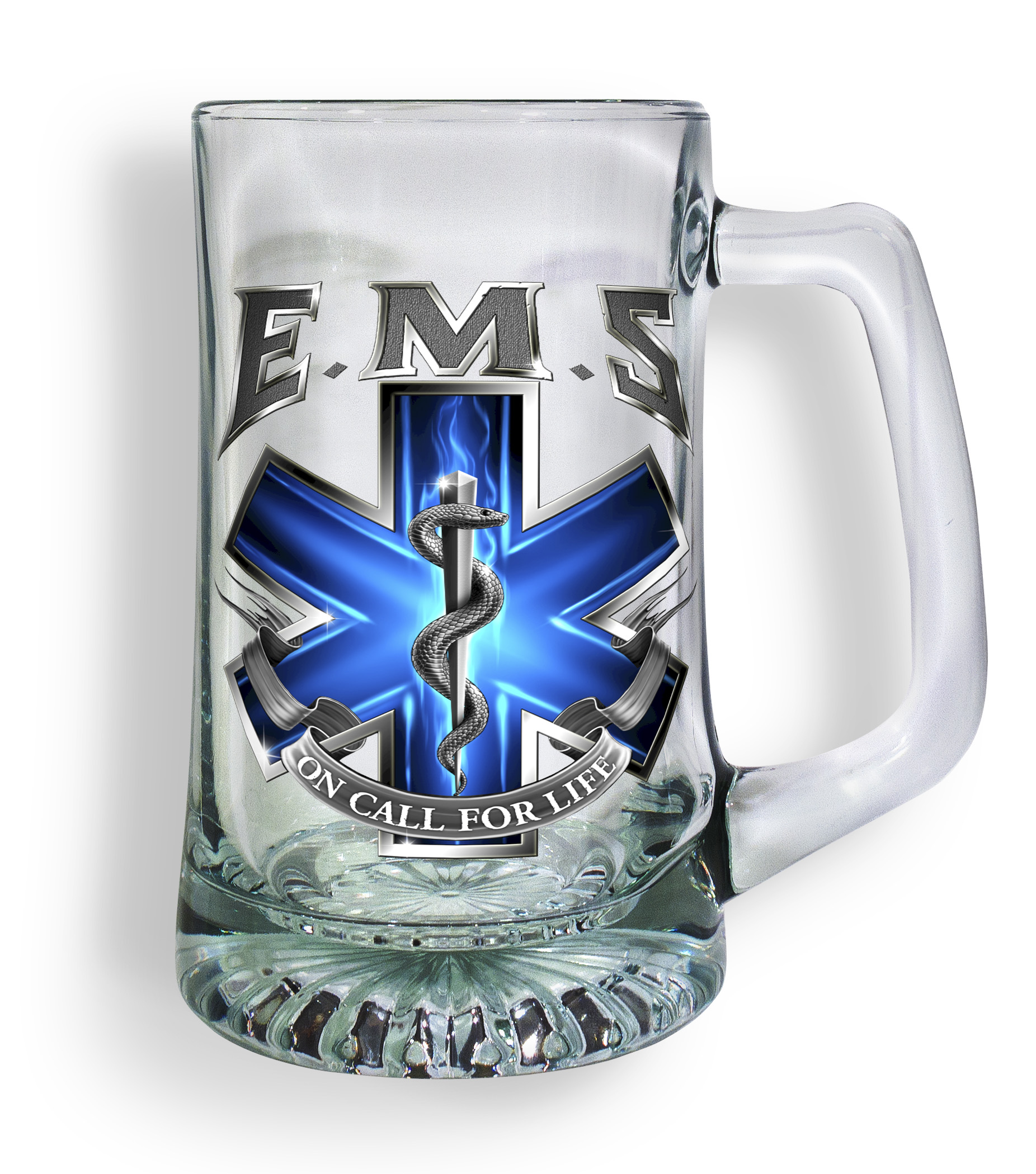 9-11 EMS Tankard Glass