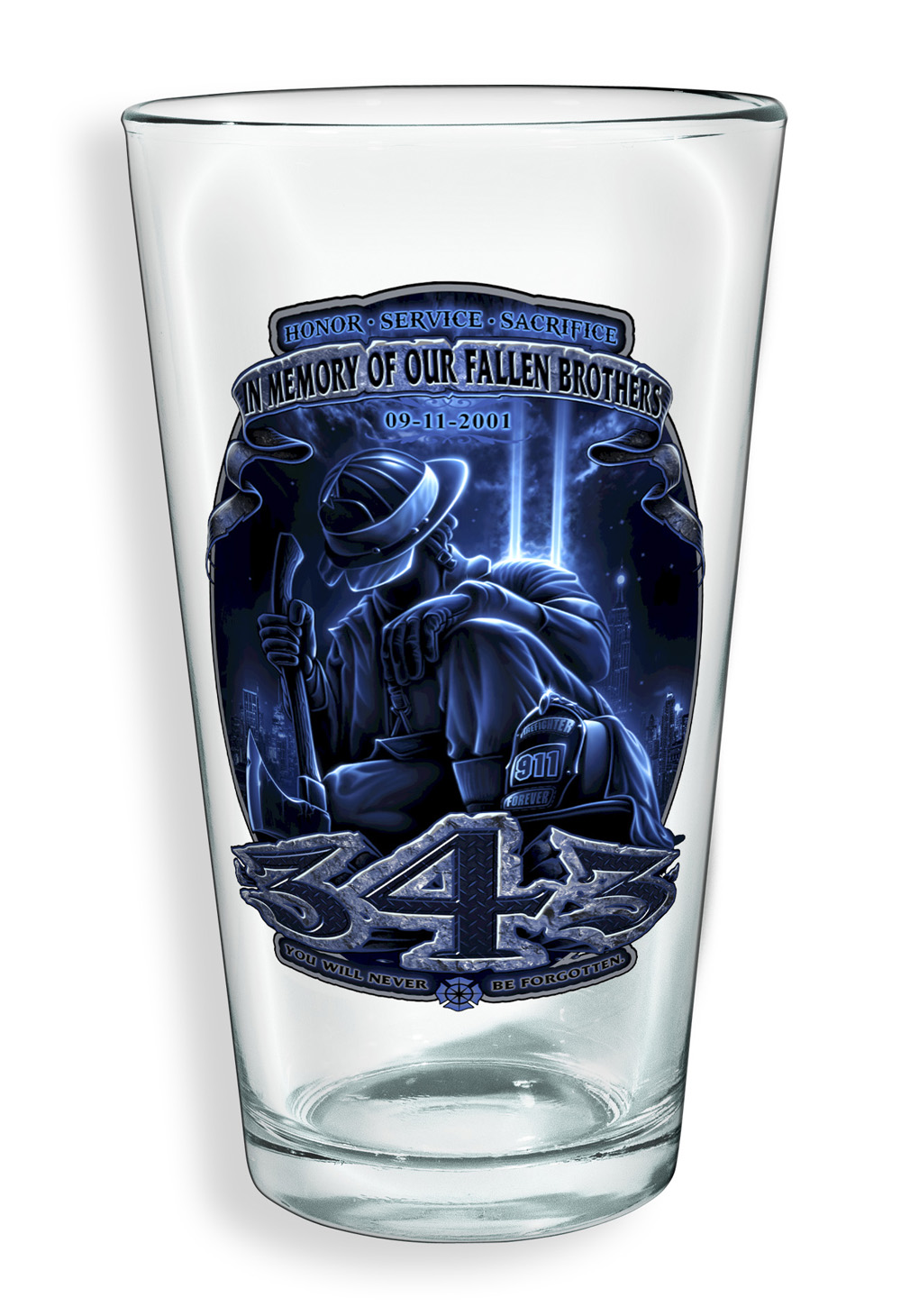 In Memory of Pint Glass