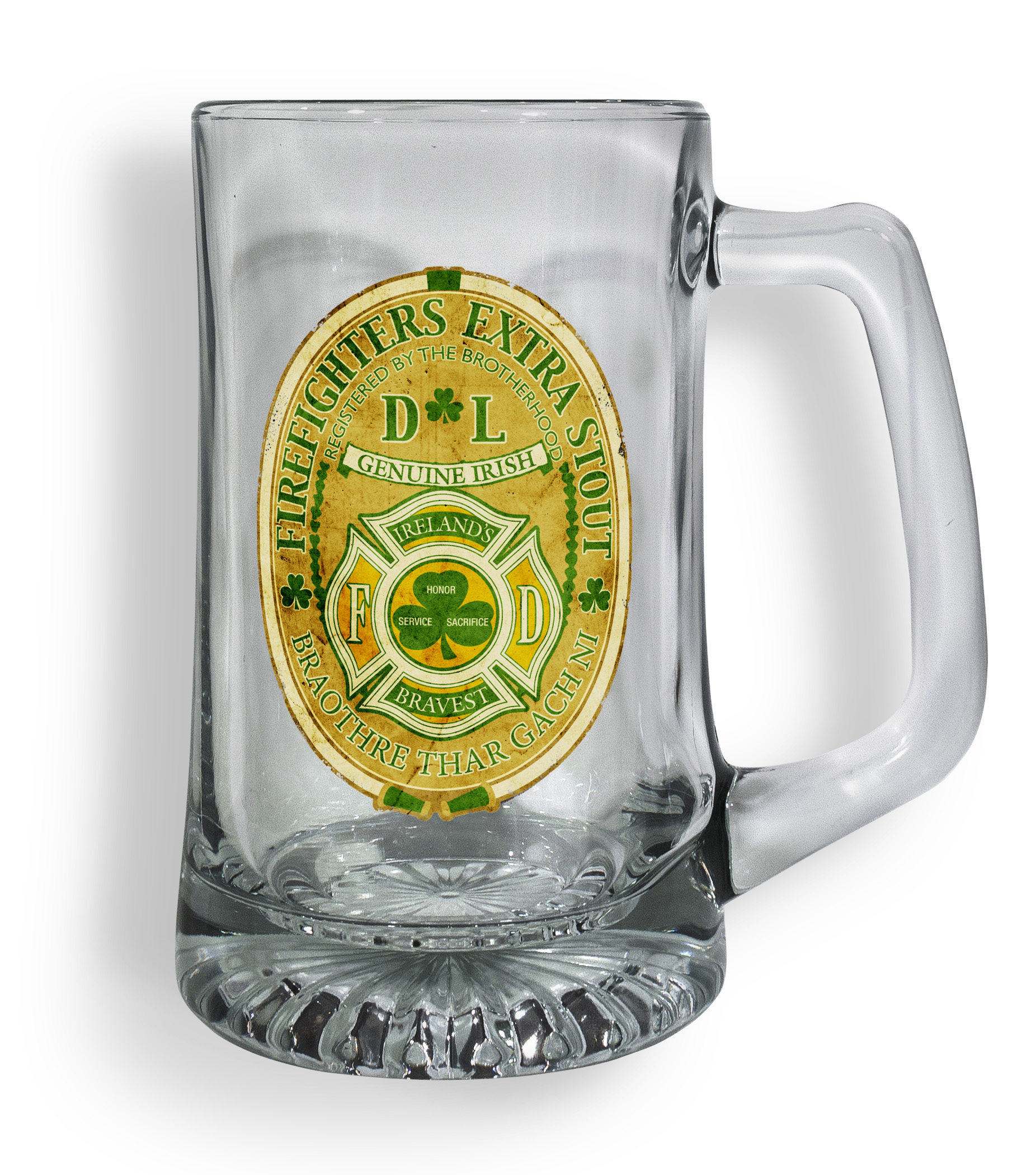 Firefighter Tankard Glass