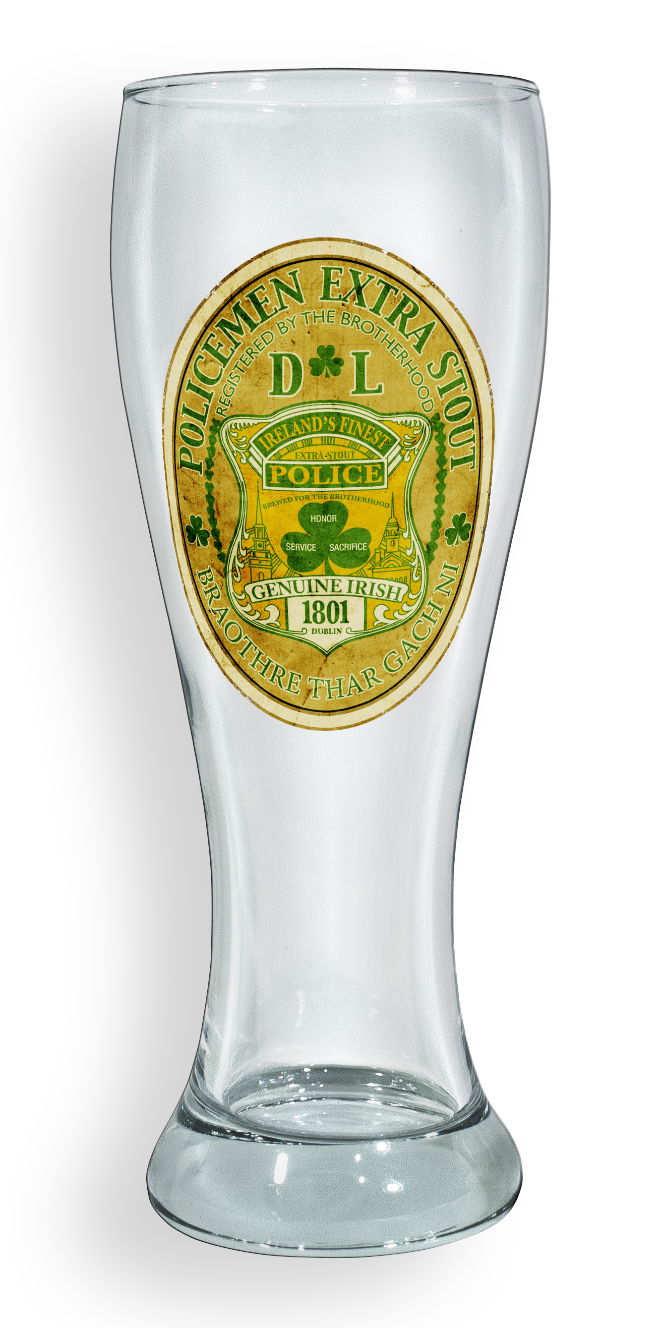 Policeman Pilsner Glass