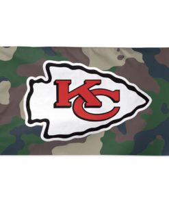 Kansas City Chiefs Camo Flag