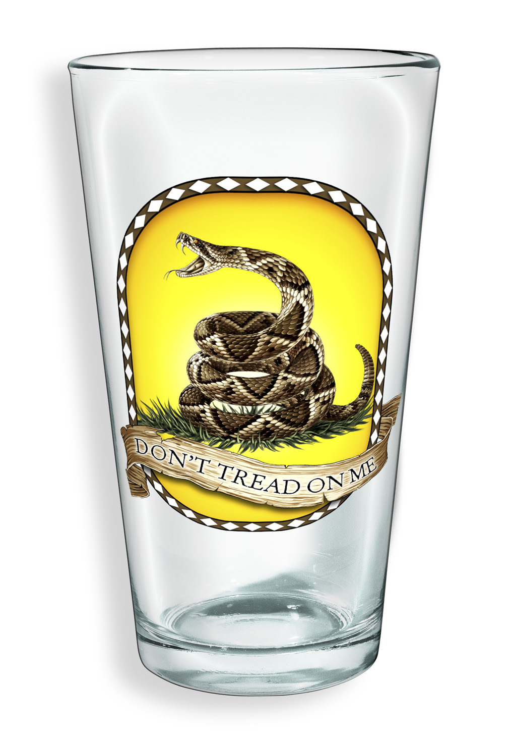 Don't Tread Pint Glass