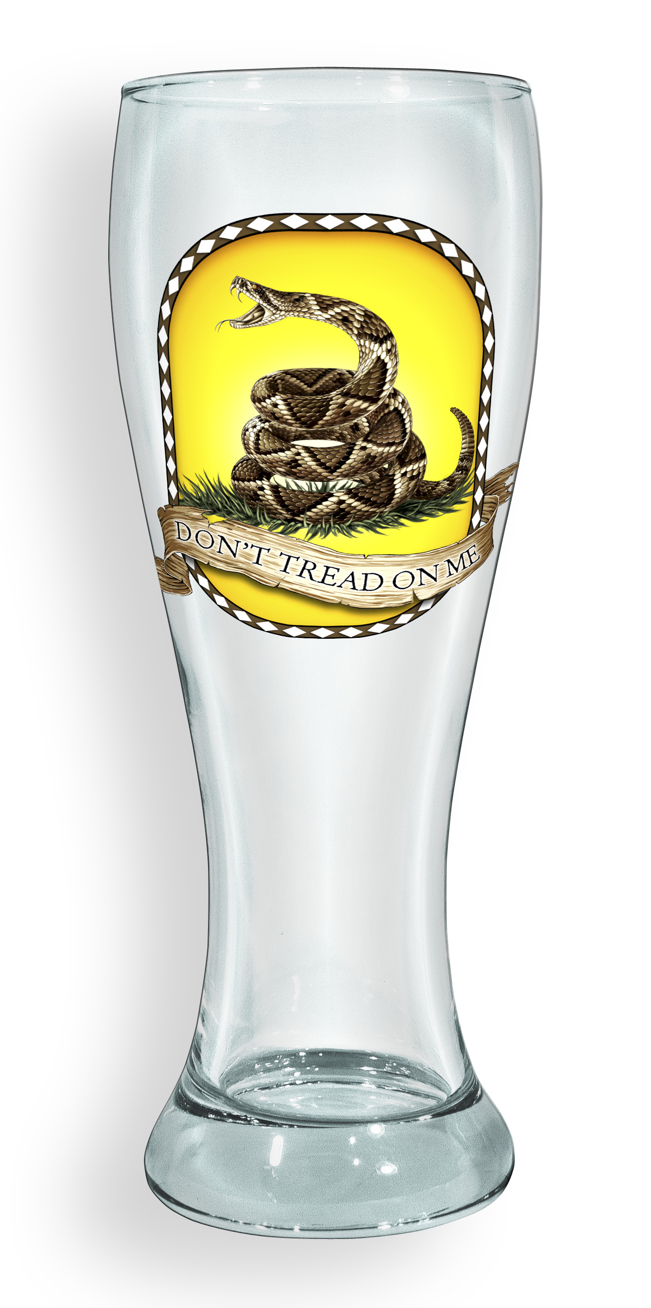 Don't Tread Pilsner Glass