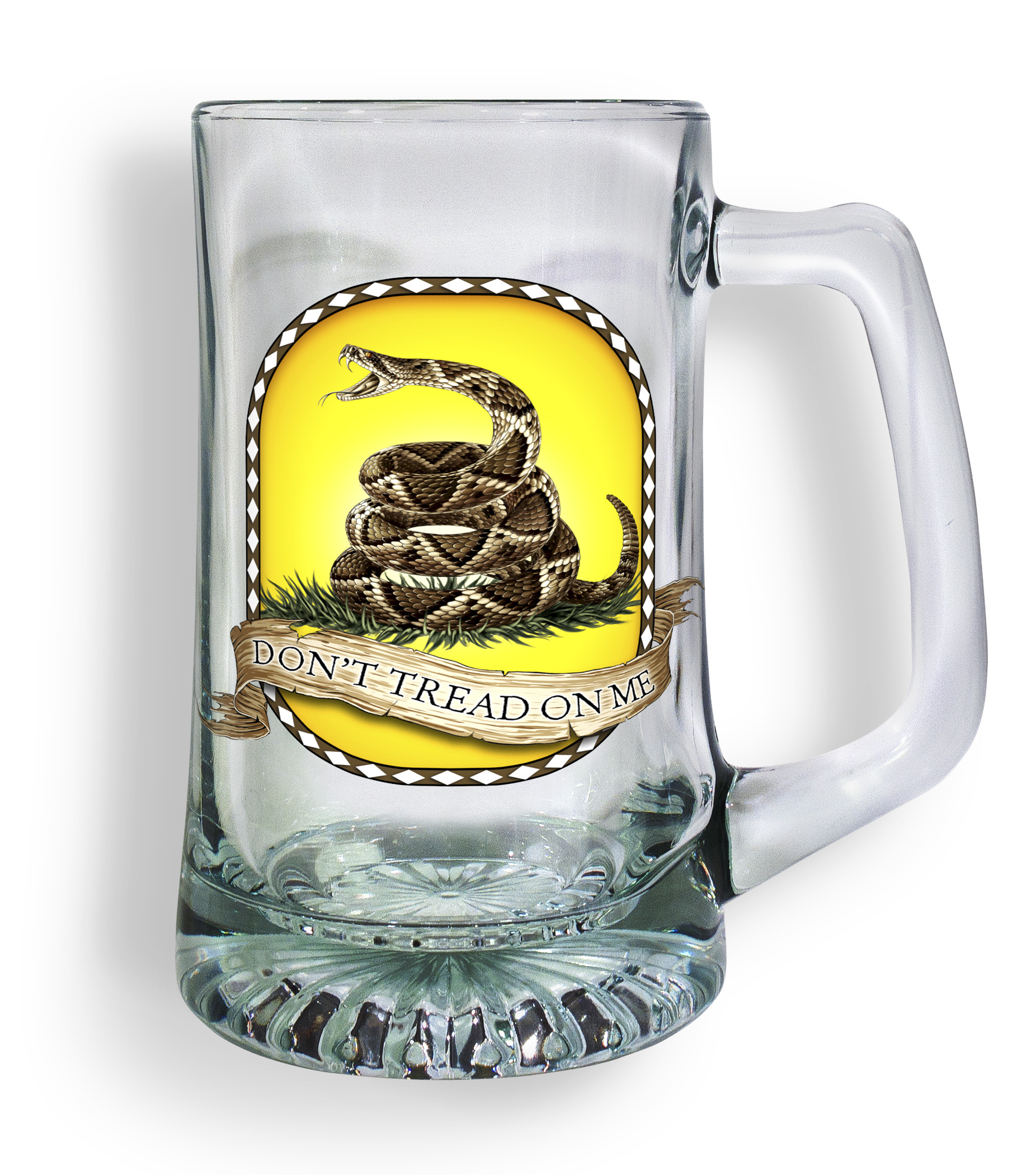 Don't Tread Tankard Glass
