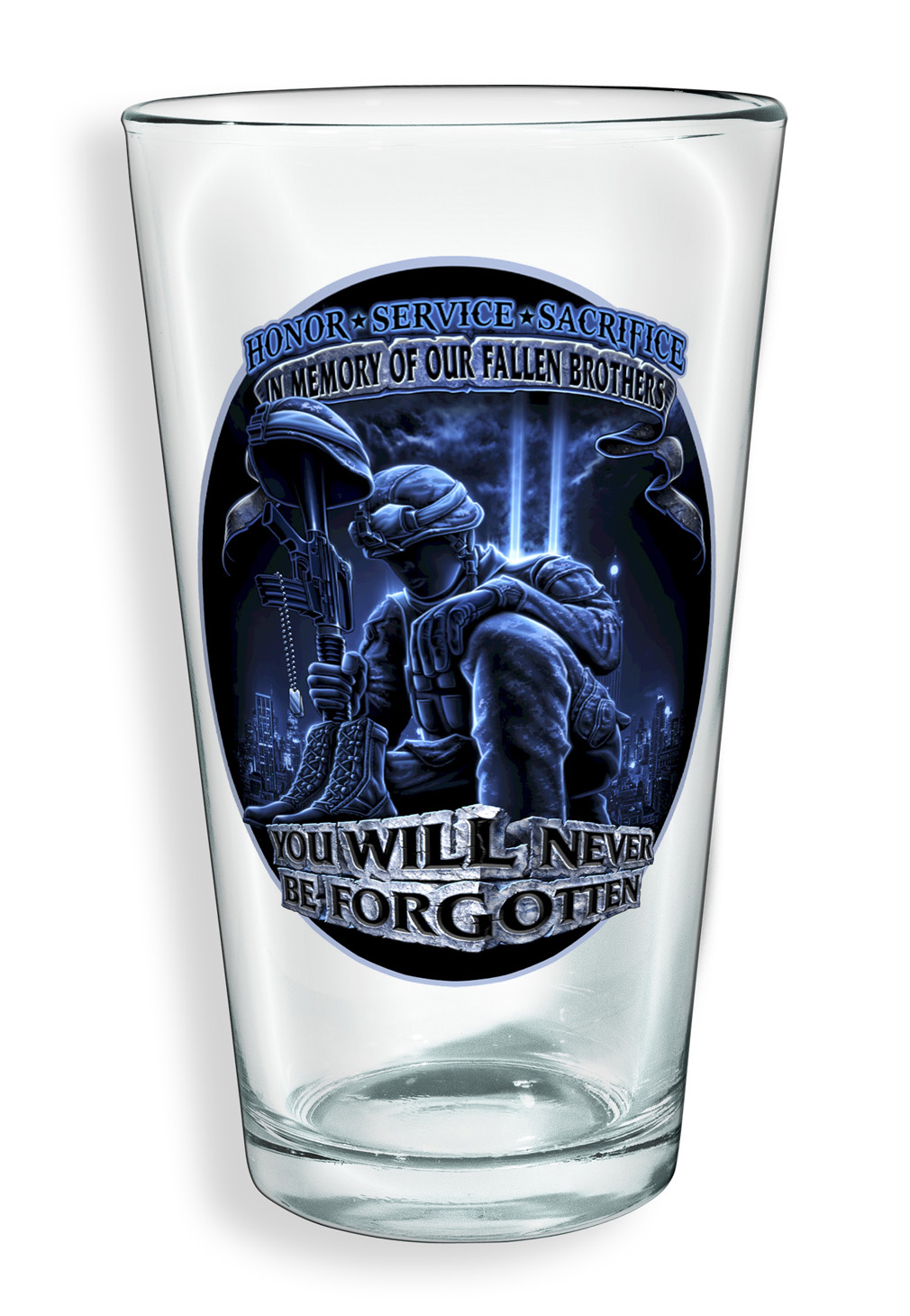 Not Forgotten Pint Glass