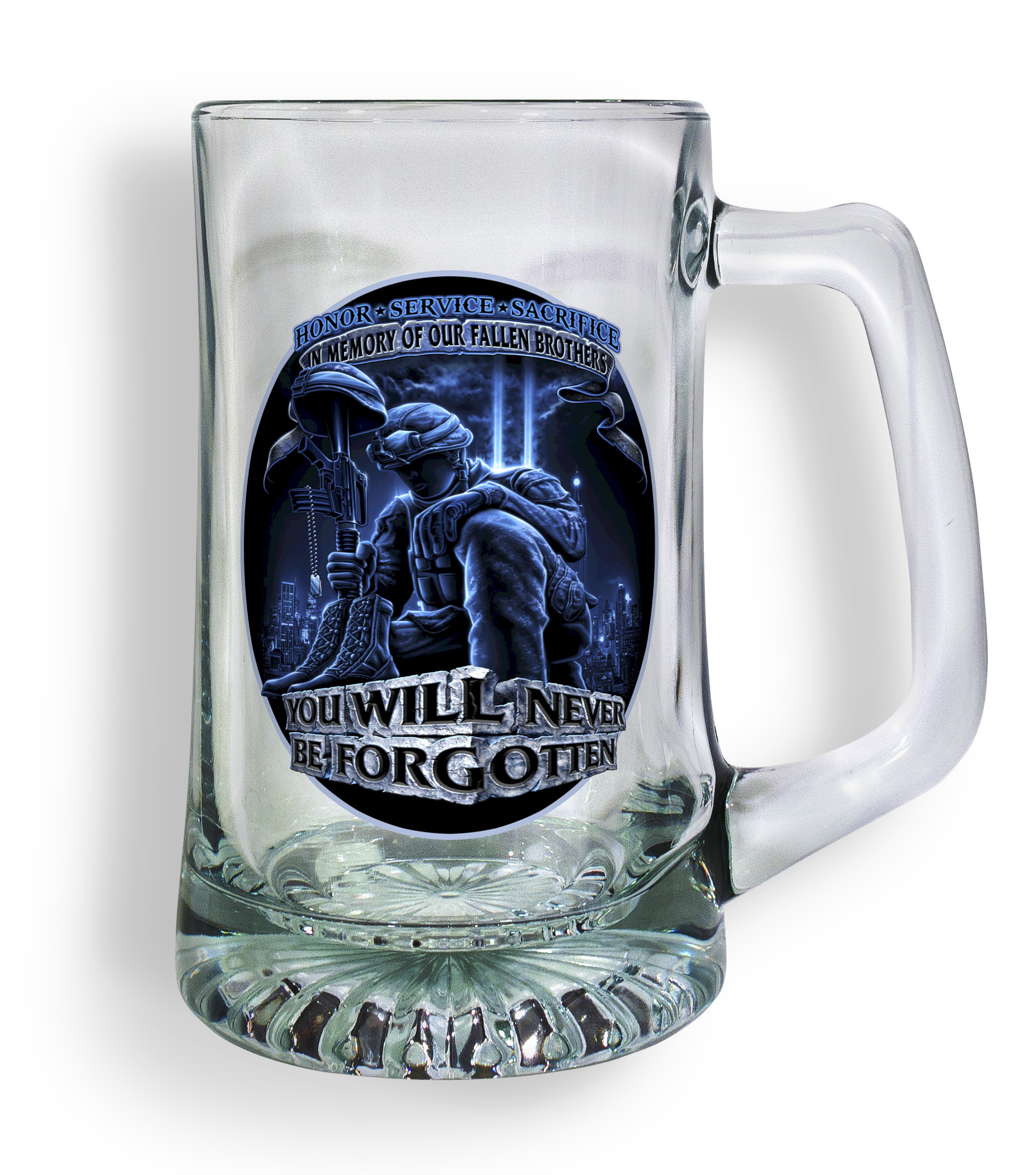 Not Forgotten Tankard Glass