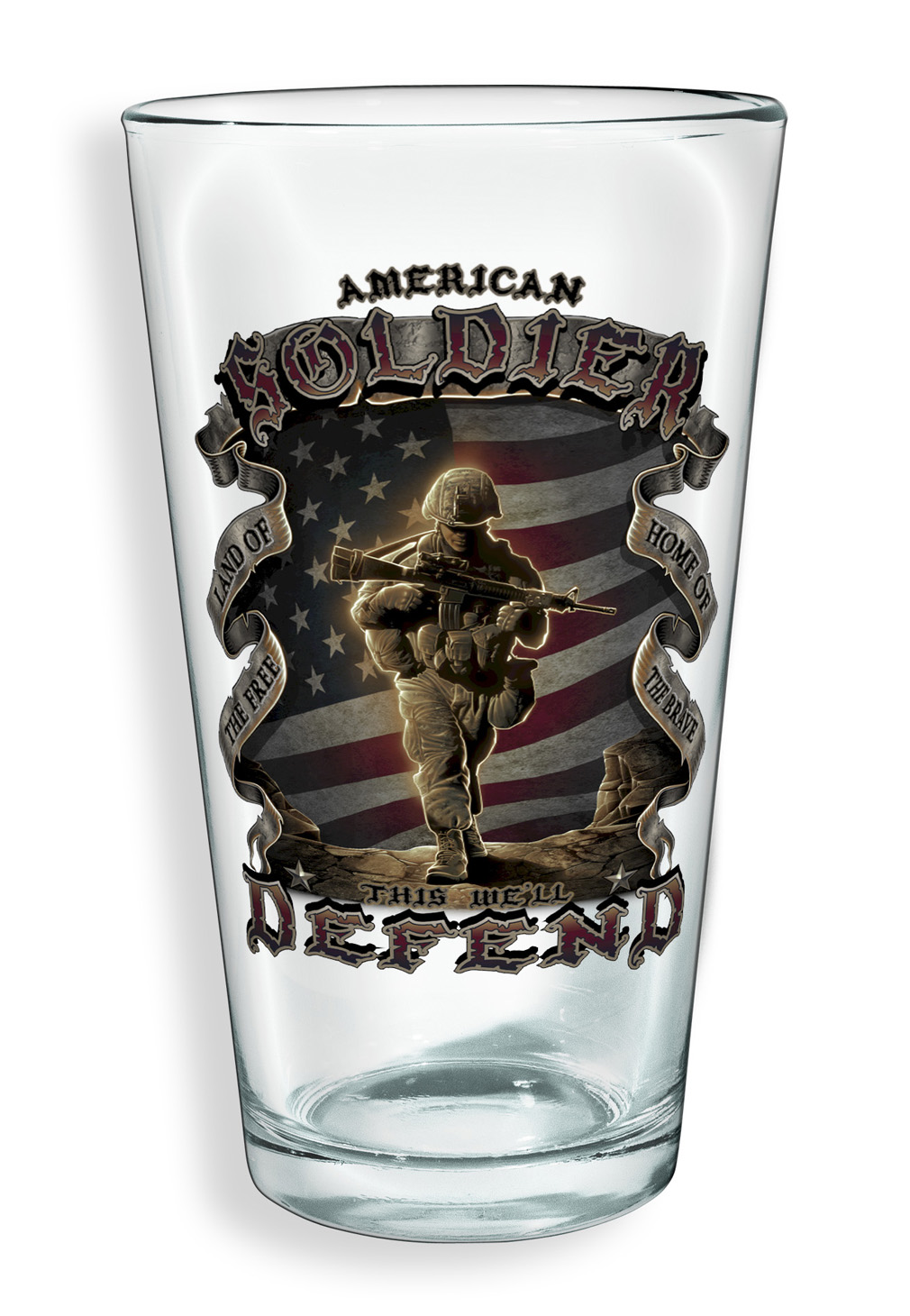 Soldier Pint Glass