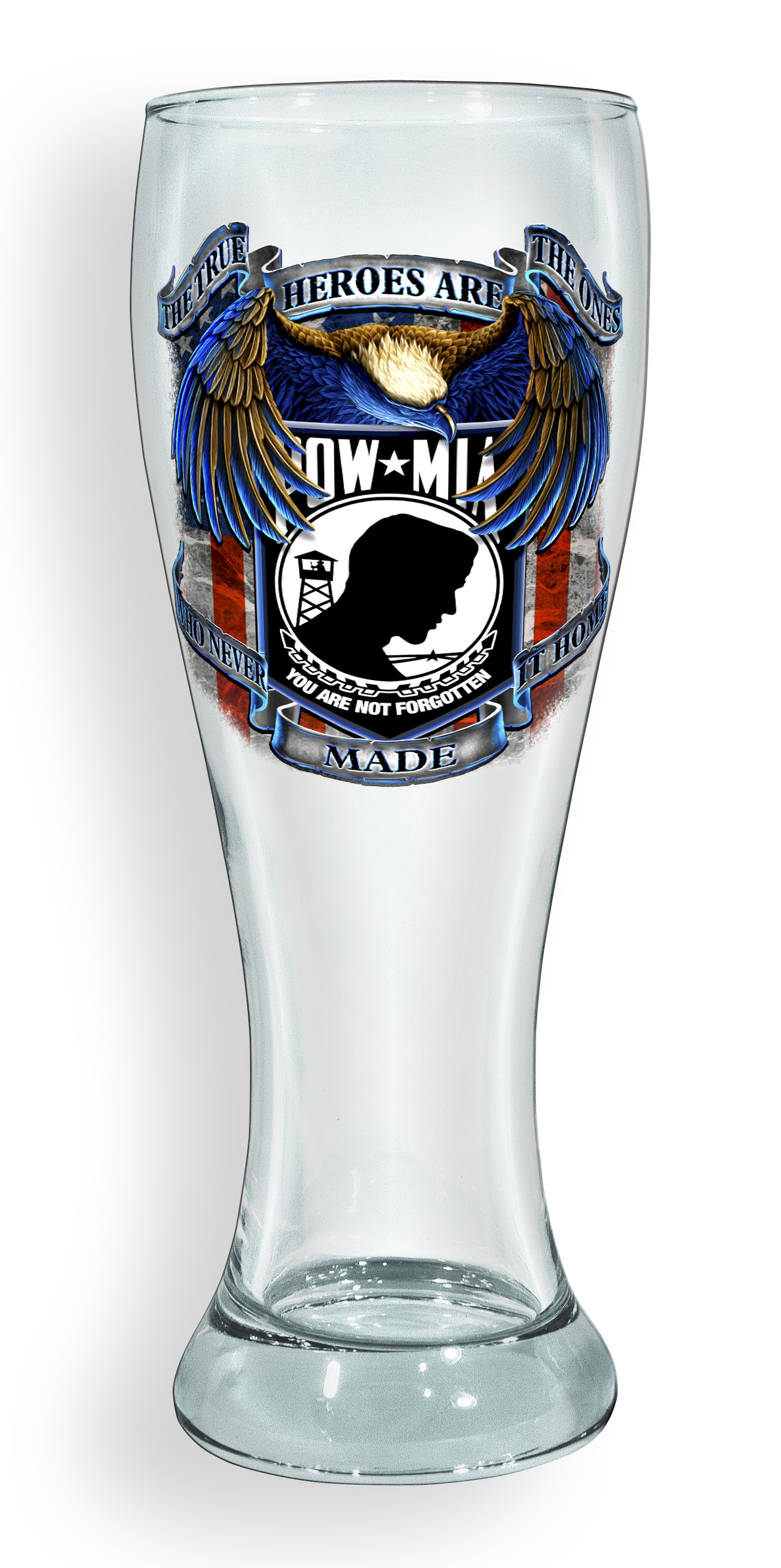 POW MIA Pilsner Glass