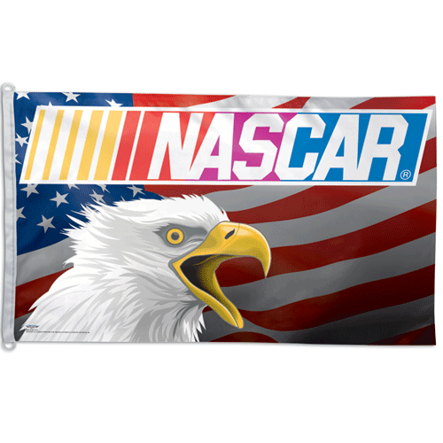 NASCAR with Eagle Flag