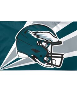 3' x 5' Philadelphia Eagles Logo Helmet Deluxe Flag.