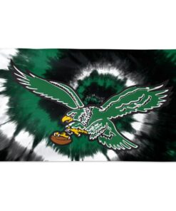Philadelphia Eagles Retro Tie Dye Flag - Deluxe 3' X 5'