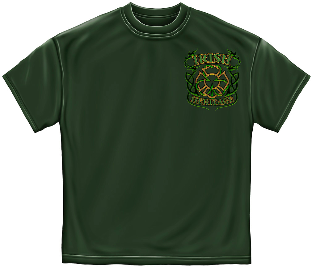 IRISH Firefighter T-Shirt Short Sleeve 100% Cotton Casual Mens Shirts, Show Your Pride with our Irish Firefighter T-Shirts for Men or Women