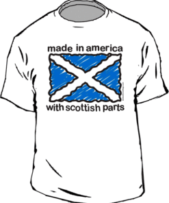 Socttish Parts Youth Tees