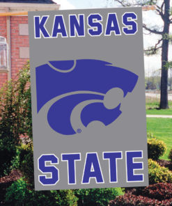 Kansas State Double Sided Banner 44"x28"
