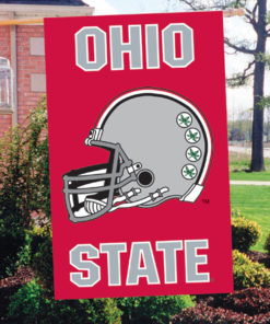 Ohio State Helmet Double Sided Banner 44"x28"
